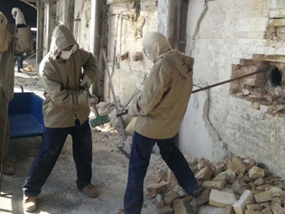 江蘇金壇索拉特特種玻璃300噸玻璃窯拆除工程