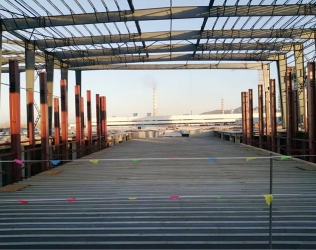 唐山飛遠1000T光伏壓延玻璃生產線