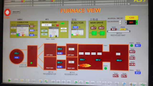 玻璃窯爐自控係統